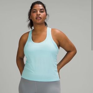 Lululemon Race Length Swiftly Tech Racerback Tank Top 2.0 in Blue